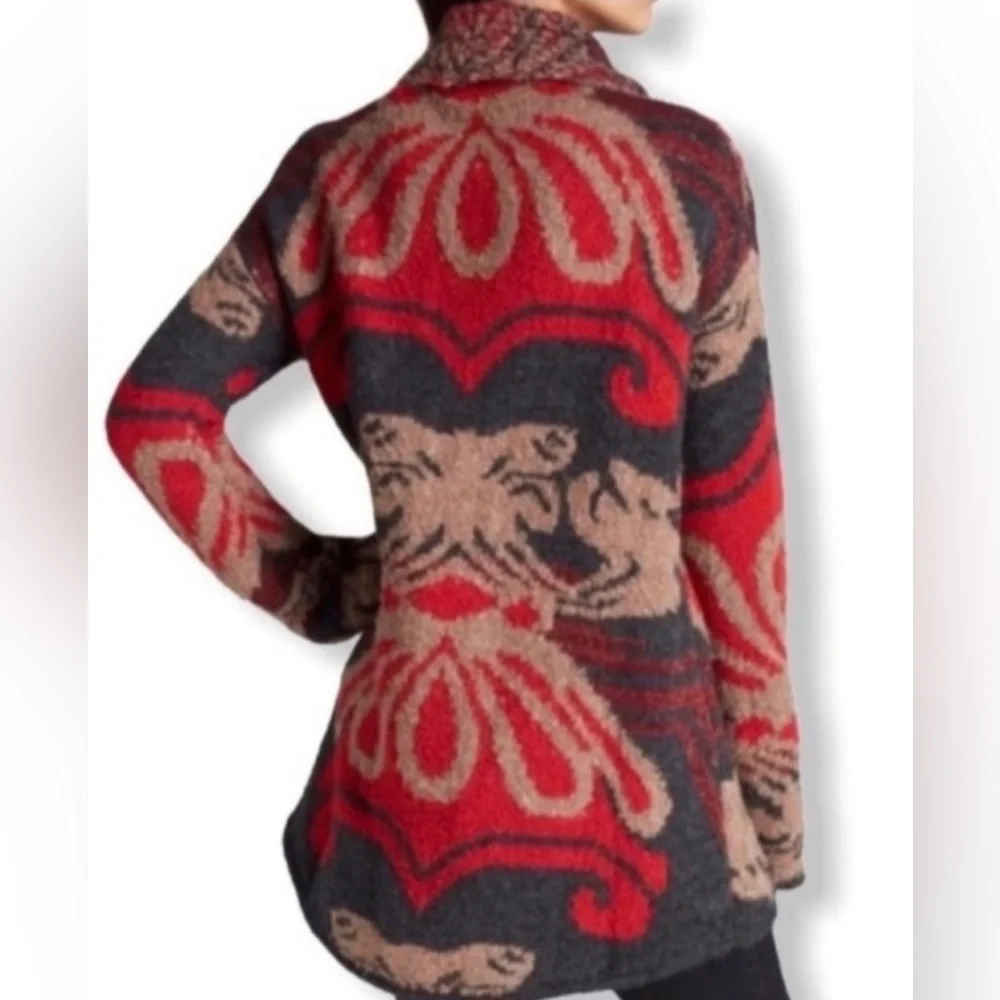 Free People Winters Day Bliss Wool Blend Oversized Cardigan - Picture 2 of 11